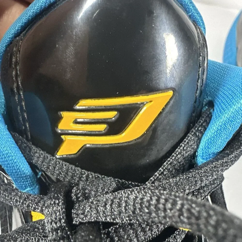 Jordan CP3.V 5 Chris Paul Black Orion Blue Yellow 467821-015 Men's Size 13